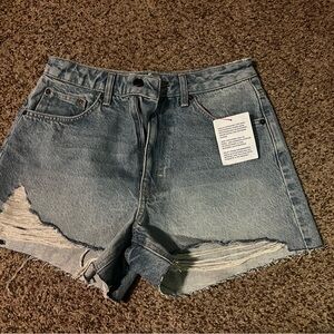 Topshop Mom Jean Shorts